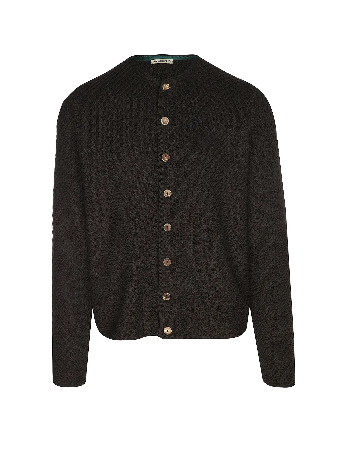GOTTSEIDANK | Trachten Strickjacke XAVER | braun
